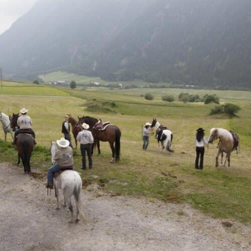 Ausritt durch die Bergwelt